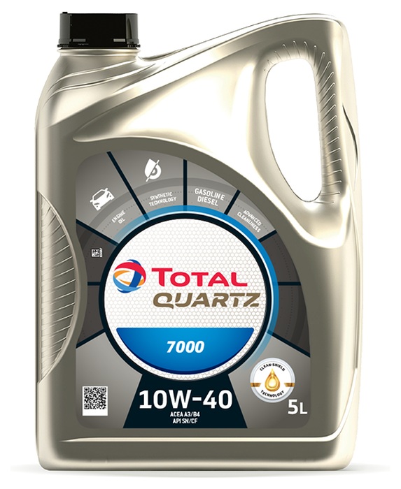 TOTAL Energies 2216285 - OLEJ TOTAL QUARTZ 10W40 5L 7000 A3-B4 - SN-CF - B71 2300-2294 - 229.1 - 501.01 505.00 - 9.55535-G2