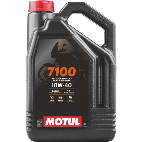 Motul 104092 - OLEJ MOTUL 10W40 4L 7100 MA2 4T - MOTOCYKLE