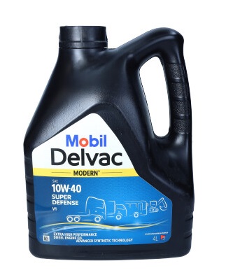 Mobil 157454 - OLEJ MOBIL 10W40 4L DELVAC MODERN SUPER DEFENSE V1 - 228.3 - RLD-2 - VDS-3