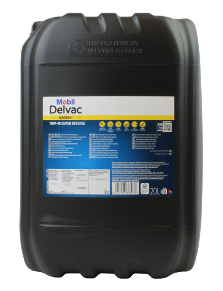 Mobil 157060 - OLEJ MOBIL 10W40 20L DELVAC MODERN SUPER DEFENSE - 228.3 - RLD-2 - VDS-3 - CG-4