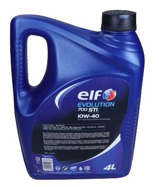 ELF 2216283 - OLEJ ELF 10W40 4L EVOLUTION 700 STI - A3-B4 - SN-CF - 229.3 - 505.00 - RN0710 - B71 2300-2294 - 9.55535-G2