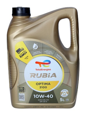 TOTAL Energies 2228919 - OLEJ TOTAL 10W40 5L RUBIA OPTIMA 3100 - E6-E7-E8-E9-E11 - CK-4 - 228.51 228.52 - VDS-4.5 - RLD-3 - MAN 3477-3271-1 - IVECO TLS E
