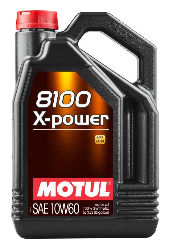 Motul 106144 - OLEJ MOTUL 10W60 5L 8100 X-POWER - SN-CF - A3-B4