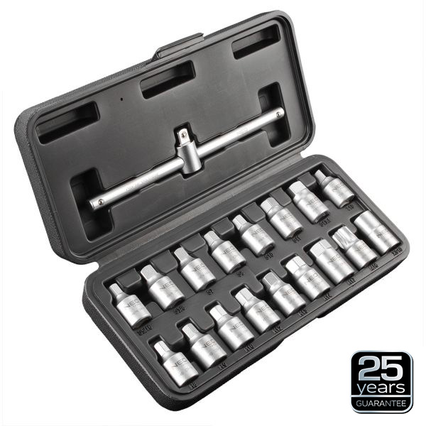 NEO TOOLS 11-235 - KLUCZE DO SPUSTU OLEJU 3-8. ZESTAW 18 SZT.