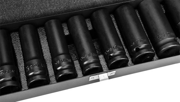 NEO TOOLS 12-102 - NASADKI UDAROWE 1-2. 10-24 MM. ZESTAW 11 SZT.