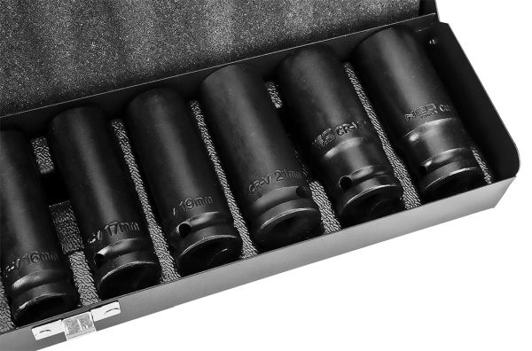 NEO TOOLS 12-102 - NASADKI UDAROWE 1-2. 10-24 MM. ZESTAW 11 SZT.