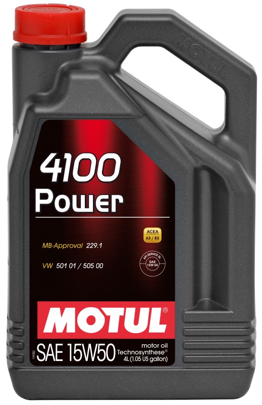 Motul 100271 - NOWY INDEKS 15W50 SYN NERGY 4L - OLEJ MOTUL 15W50 4L 4100 POWER - 229.1 - 501.01 505.00