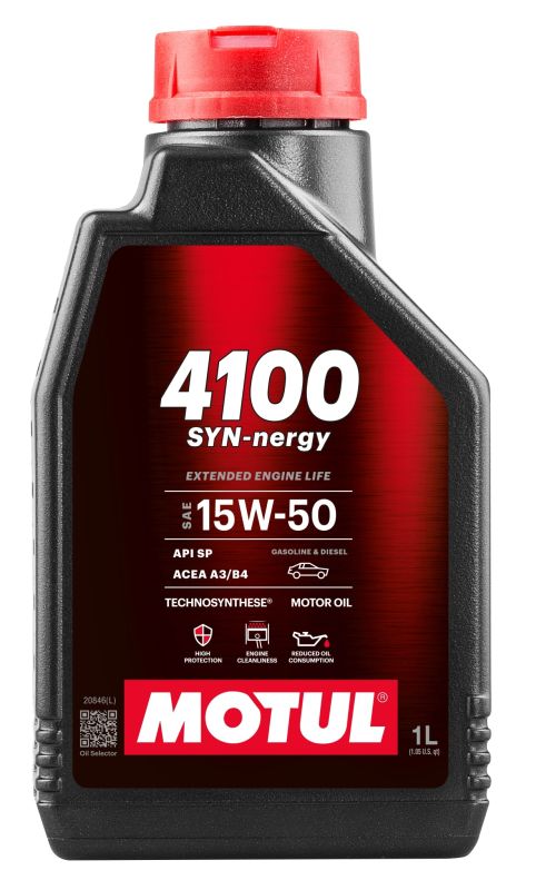 Motul 113161 - OLEJ MOTUL 15W50 1L 4100 SYN-NERGY