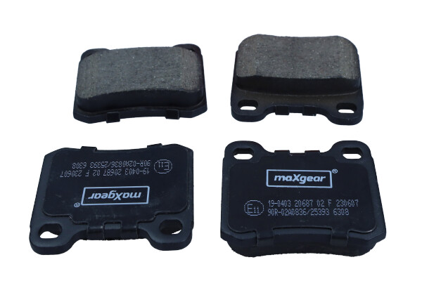 Maxgear 19-0403 — Zestaw klocków hamulcowych, hamulce tarczowe