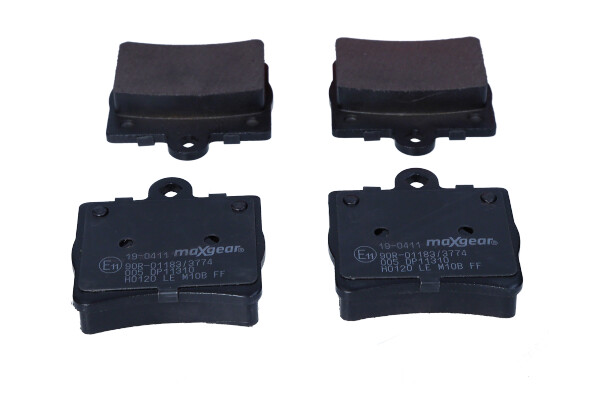 Maxgear 19-0411 — Zestaw klocków hamulcowych, hamulce tarczowe