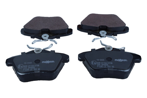 Maxgear 19-0433 — Zestaw klocków hamulcowych, hamulce tarczowe