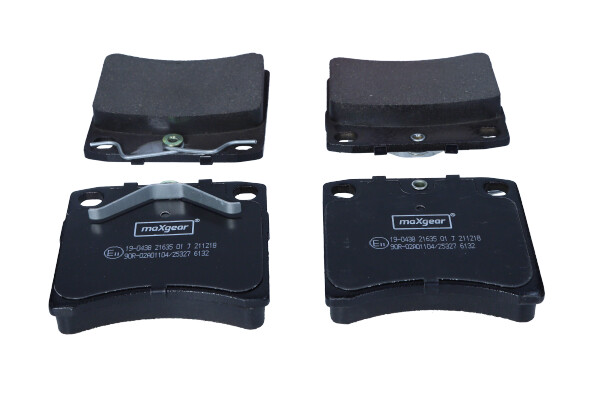 Maxgear 19-0438 — Zestaw klocków hamulcowych, hamulce tarczowe