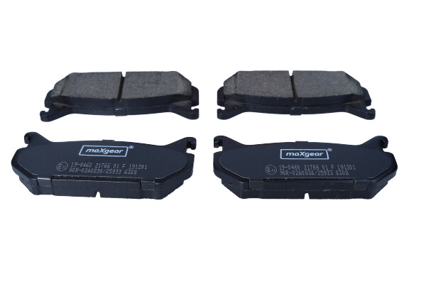 Maxgear 19-0460 — Zestaw klocków hamulcowych, hamulce tarczowe