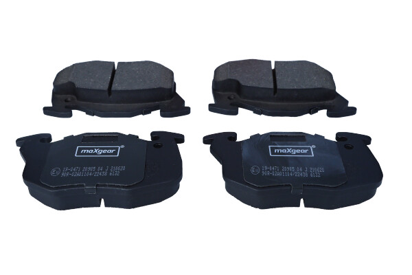 Maxgear 19-0471 — Zestaw klocków hamulcowych, hamulce tarczowe