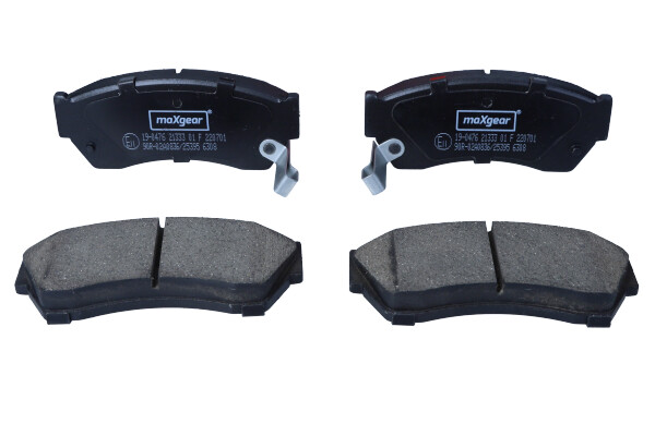 Maxgear 19-0476 — Zestaw klocków hamulcowych, hamulce tarczowe
