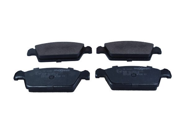 Maxgear 19-0480 — Zestaw klocków hamulcowych, hamulce tarczowe