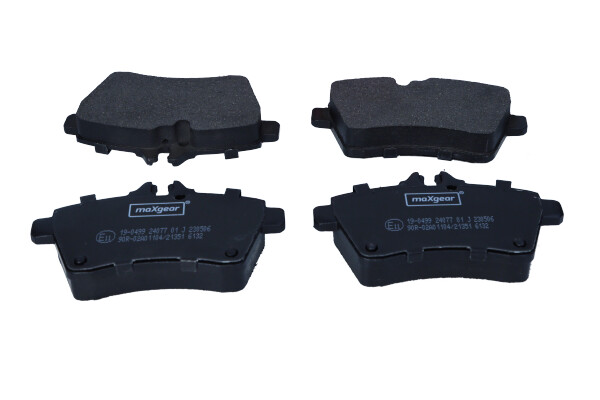 Maxgear 19-0499 — Zestaw klocków hamulcowych, hamulce tarczowe