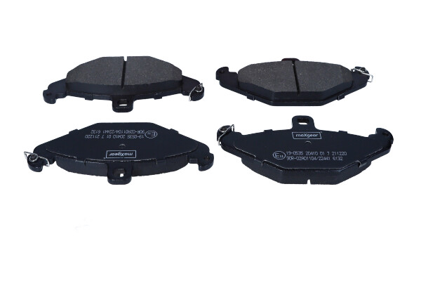 Maxgear 19-0535 — Zestaw klocków hamulcowych, hamulce tarczowe