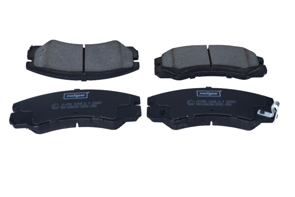 Maxgear 19-0581 — Zestaw klocków hamulcowych, hamulce tarczowe