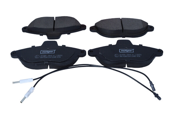 Maxgear 19-0591 — Zestaw klocków hamulcowych, hamulce tarczowe