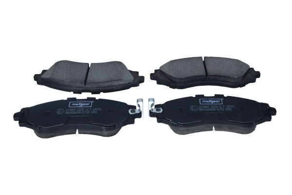 Maxgear 19-0609 — Zestaw klocków hamulcowych, hamulce tarczowe