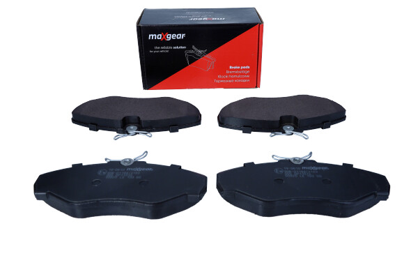 Maxgear 19-0610 - KLOCKI HAM. RENAULT P. TRAFIC 01--VIVARO 01--ESPACE 98- BEZ CZUJNIKA ZAKOŃCZENIE W SKOS