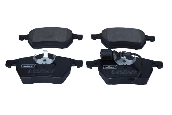 Maxgear 19-0661 — Zestaw klocków hamulcowych, hamulce tarczowe