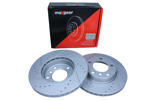 Maxgear 19-0690SPORT - TARCZA HAM. BMW P. E36 92--E46 316-320-E85 Z4 03- NAWIERCANA I NACINANA. Z POWŁOKĄ ANTYKOROZYJNĄ