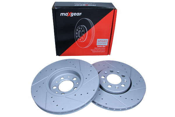 Maxgear 19-0762SPORT - TARCZA HAM. VW P. A3-GOLF4 NAWIERCANA I NACINANA. Z POWŁOKĄ ANTYKOROZYJNĄ