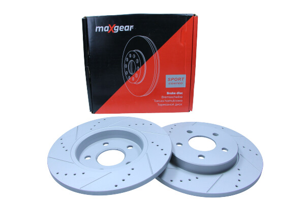 Maxgear 19-0816SPORT - TARCZA HAM. FORD T. MONDEO 00- 280X12 NAWIERCANA I NACINANA. Z POWŁOKĄ ANTYKOROZYJNĄ