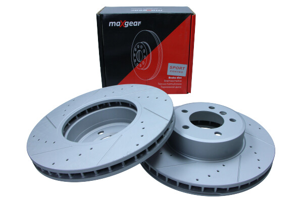 Maxgear 19-1069SPORT - TARCZA HAM. BMW P. E60-E61 NAWIERCANA I NACINANA. Z POWŁOKĄ ANTYKOROZYJNĄ