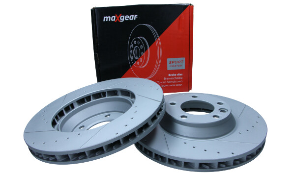 Maxgear 19-1837SPORT - TARCZA HAM. PORSCHE P. CAYENNE-TOUAREG 18 PR NAWIERCANA I NACINANA. Z POWŁOKĄ ANTYKOROZYJNĄ
