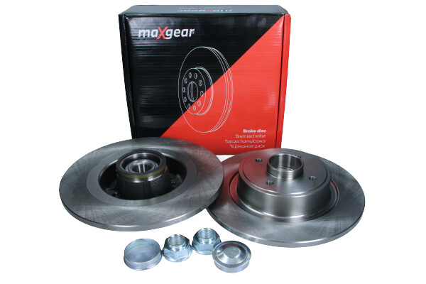 Maxgear 19-1966 - TARCZA HAM. RENAULT T. SCENIC 04- Z ŁOŻYSKIEM KPL