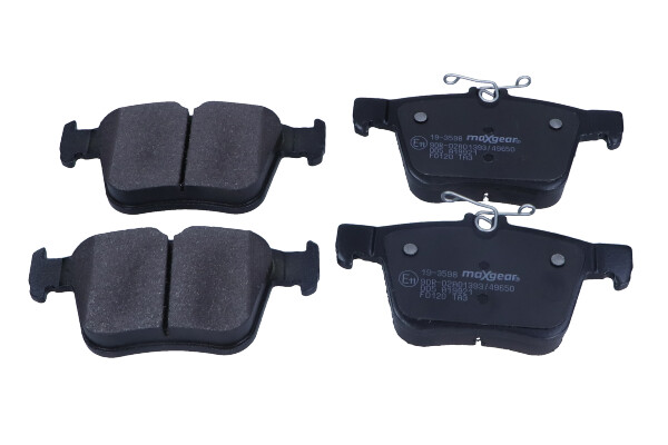 Maxgear 19-3598 — Zestaw klocków hamulcowych, hamulce tarczowe