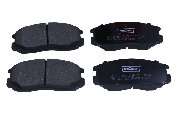 Maxgear 19-3600 — Zestaw klocków hamulcowych, hamulce tarczowe