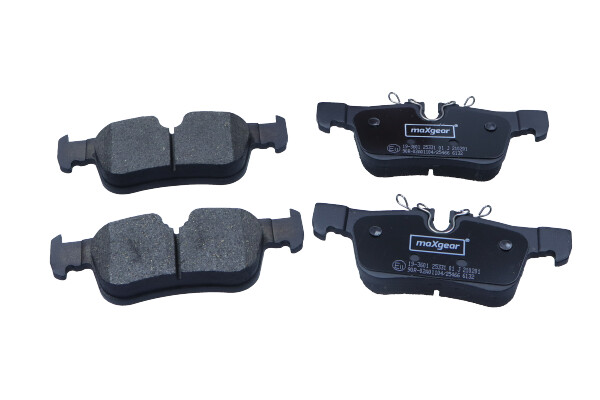 Maxgear 19-3601 — Zestaw klocków hamulcowych, hamulce tarczowe