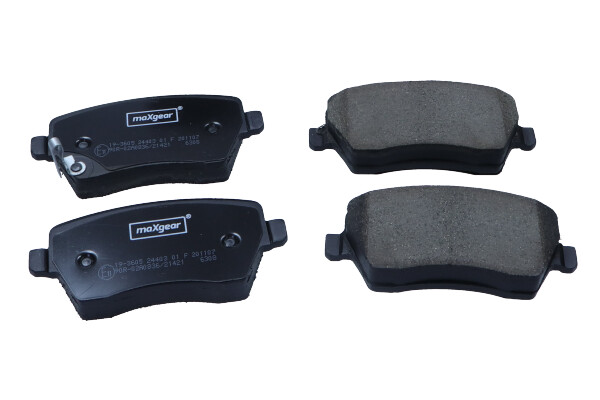 Maxgear 19-3605 — Zestaw klocków hamulcowych, hamulce tarczowe