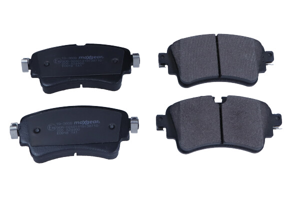 Maxgear 19-3609 — Zestaw klocków hamulcowych, hamulce tarczowe