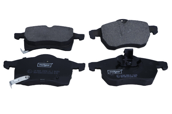 Maxgear 19-3649 — Zestaw klocków hamulcowych, hamulce tarczowe