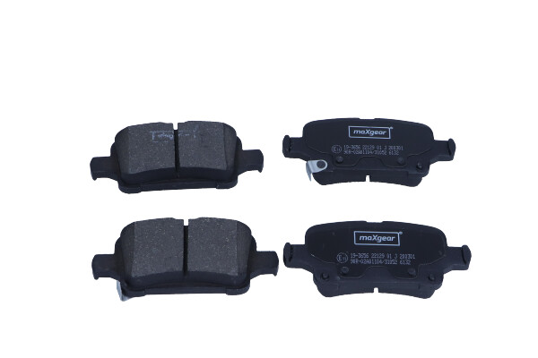 Maxgear 19-3656 — Zestaw klocków hamulcowych, hamulce tarczowe