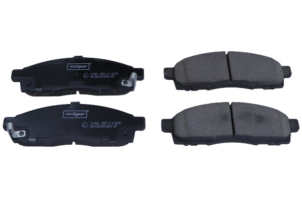 Maxgear 19-3662 — Zestaw klocków hamulcowych, hamulce tarczowe