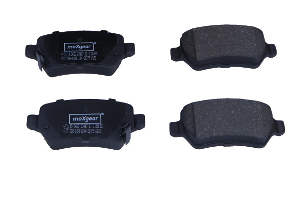 Maxgear 19-3668 — Zestaw klocków hamulcowych, hamulce tarczowe