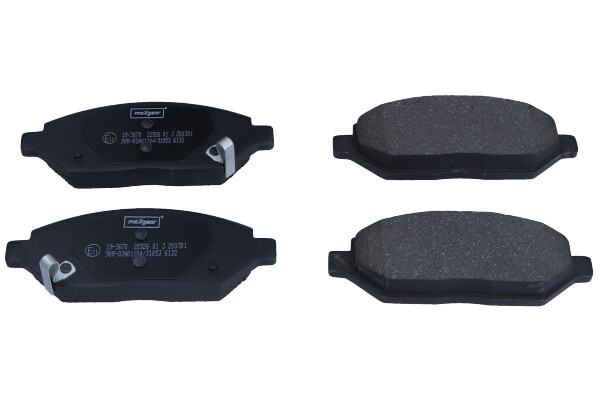 Maxgear 19-3670 — Zestaw klocków hamulcowych, hamulce tarczowe