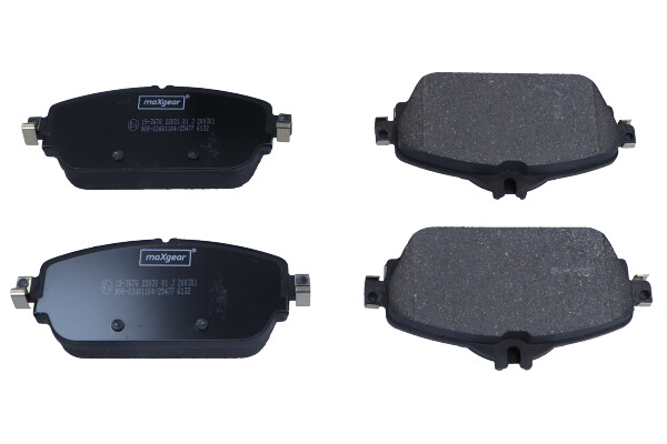 Maxgear 19-3676 — Zestaw klocków hamulcowych, hamulce tarczowe