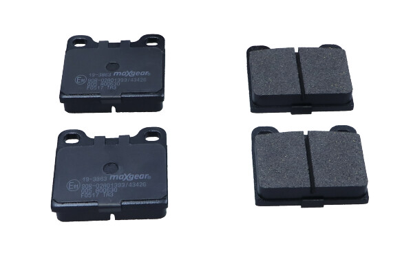 Maxgear 19-3863 — Zestaw klocków hamulcowych, hamulce tarczowe