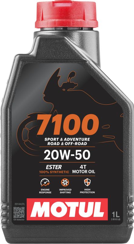 Motul 104103 - OLEJ MOTUL 20W50 1L 7100 4T - MOTOCYKLE