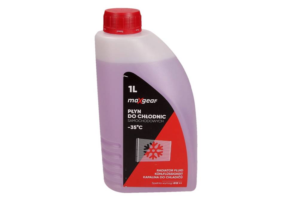 Maxgear 36-0167 - PŁYN DO CHŁODNIC 1L -35°C FIOLETOWY G12 NA DODATKACH BASF