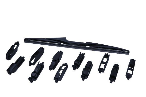 Maxgear 39-0604 - PIÓRO WYCIERACZKI 350MM-14 1 SZT. TYŁ PLASTIKOWA MULTI 10 ADAPTERÓW = 10 MOCOWAŃ