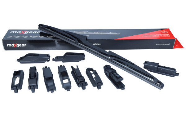 Maxgear 39-0605 - PIÓRO WYCIERACZKI 400MM-16 1 SZT. TYŁ PLASTIKOWA MULTI 10 ADAPTERÓW = 10 MOCOWAŃ