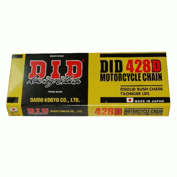 D.I.D 428D134 - ŁAŃCUCH NAPĘDOWY MOTO. DID 428  BEZ O-RING 1882DAN ROZKUTYOGNIWO